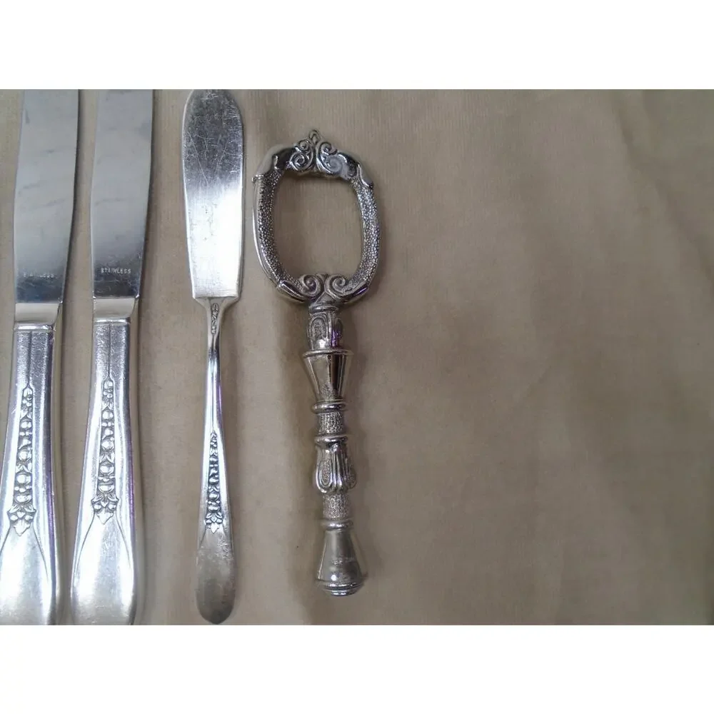 Vtg Original Wm Rogers Lady Ann Priscilla Silverplate Service 50 Pc